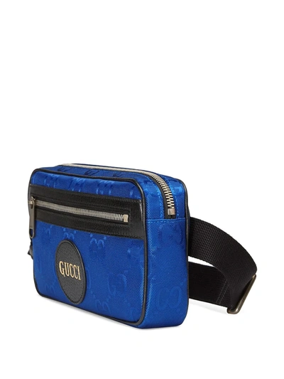 Shop Gucci Off The Grid Belt Bag In Blue