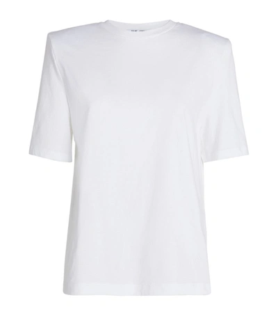 Shop Attico Padded-shoulder T-shirt