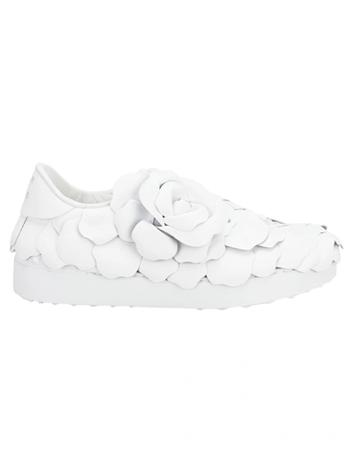 Shop Valentino Atelier Shoes 03 Rose Edition Sneaker In White