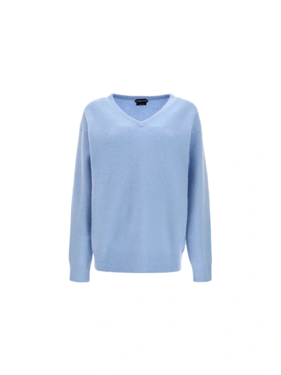 Shop Tom Ford Sweater In Bluette