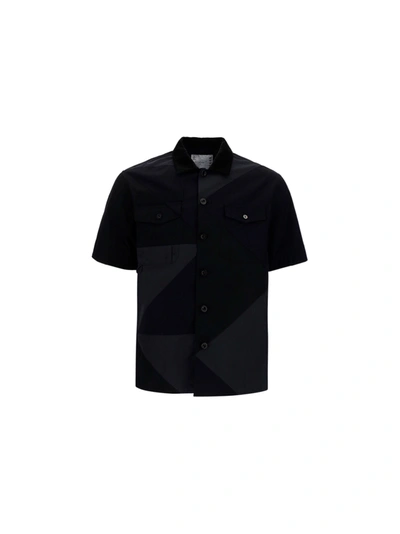 Shop Sacai Shirt In Black