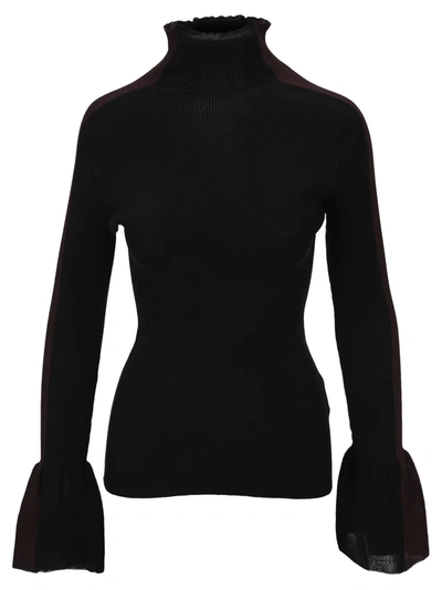 Shop Moncler 1952 High Neck Sweater In Black