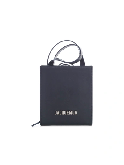 Shop Jacquemus Gadjo Crossbody In Navy