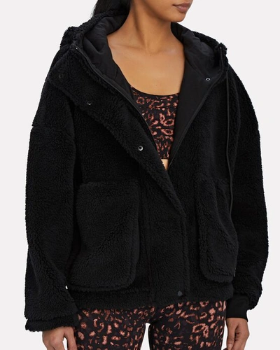 Shop Varley Montalvo 2.0 Fleece Jacket In Black