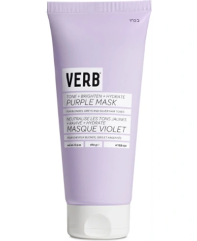 Verb Brighten And Toning Purple Mask For Blonde Hair In White