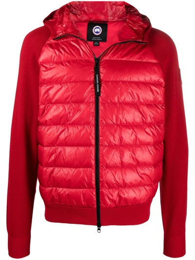 Shop Canada Goose Hybridge Down Jacket In Red