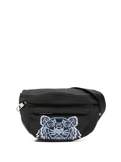 Shop Kenzo Small Kampus Tiger Belt Bag In Black