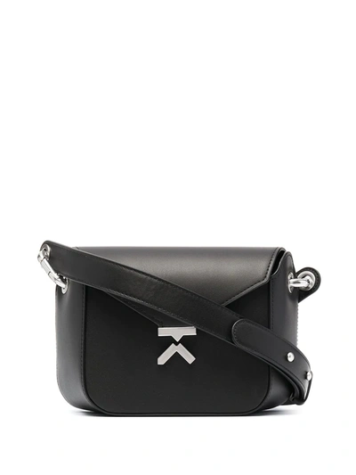 Shop Kenzo Small K Crossbody Bag In Black