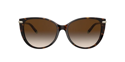 Tiffany & Co . Woman Sunglasses Tf4178f In Brown Gradient