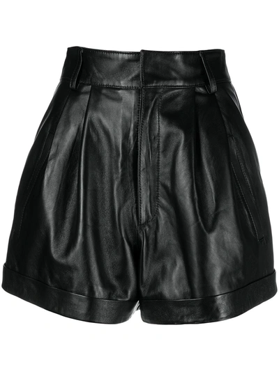 Shop Manokhi Jett Shorts In Black