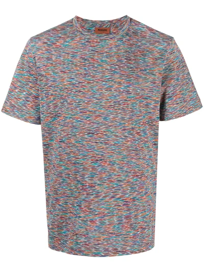 Shop Missoni Abstract Print Crew-neck T-shirt In Green