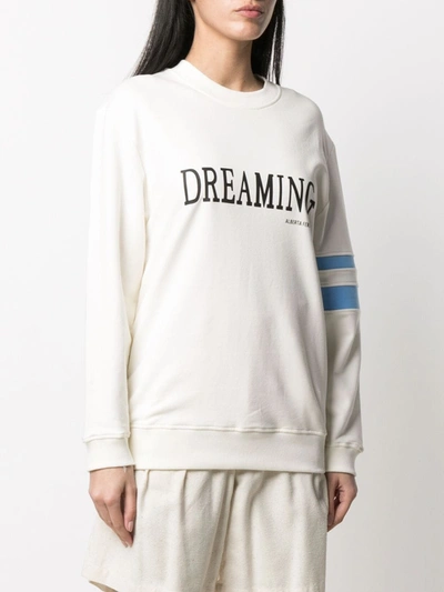 Shop Alberta Ferretti Sweatshirt White