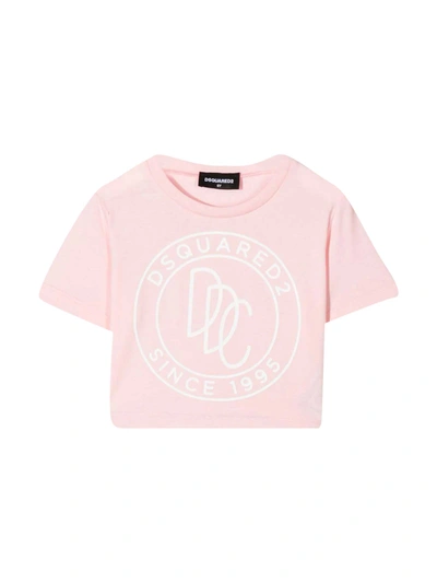 Shop Dsquared2 Pink T-shirt Teen In Rosa