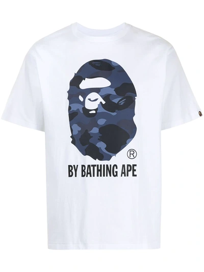Shop A Bathing Ape By Bathing Ape T-shirt In White