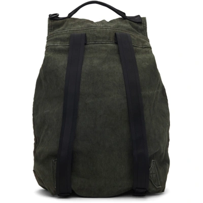 Shop Diesel Green Granyto Backpack In T7167 Grn