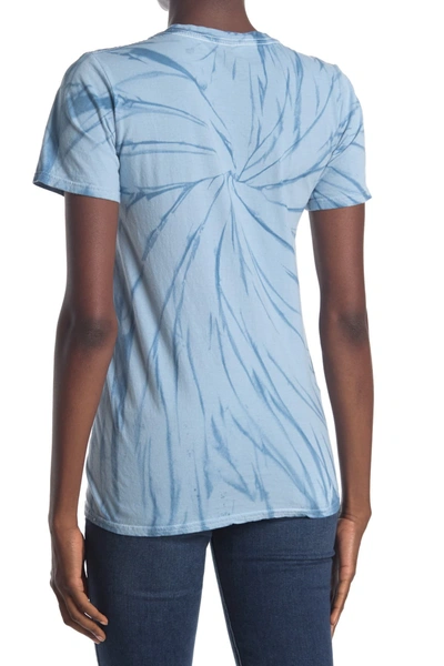 Shop Merch Traffic Ac/dc Graphic T-shirt In Light Blue Tie Dye