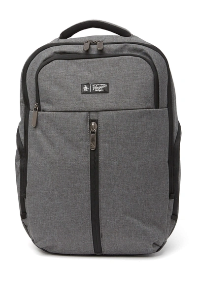Shop Original Penguin Xeno Backpack In Grey Xhatch