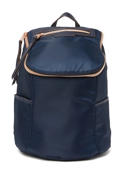 Shop Aimee Kestenberg Sardinia Nylon Backpack In Navy Nylon