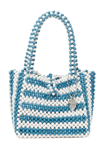 Shop Betsey Johnson Just Bead It Bag In Blue