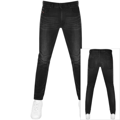 Shop Diesel D Strukt Slim Fit Jeans Black