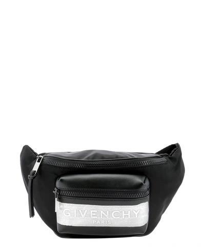 Shop Givenchy Latex Band Belt Bag In Black  