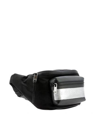 Shop Givenchy Latex Band Belt Bag In Black  