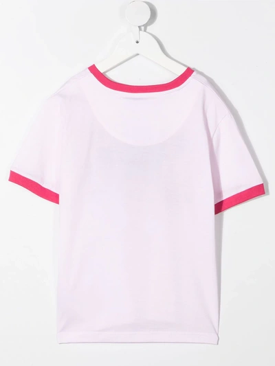 Shop Dolce & Gabbana Floral-print T-shirt In Pink