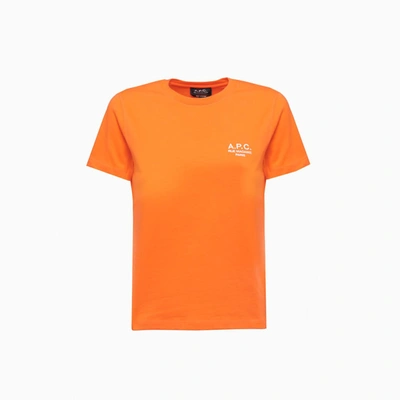 Shop Apc A.p.c. T-shirt Coeav-f26842 In Corail