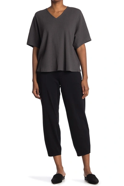Shop Eileen Fisher Ankle Lantern Pant In Black