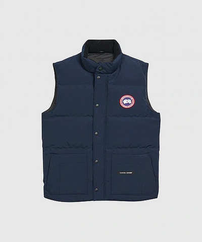 Shop Canada Goose Freestyle Gilet Vest In Navy