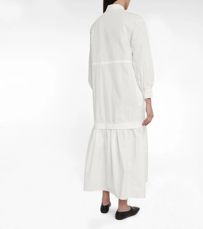 Shop Co Tton-blend Shirt Maxi Dress In White