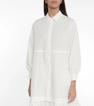 Shop Co Tton-blend Shirt Maxi Dress In White