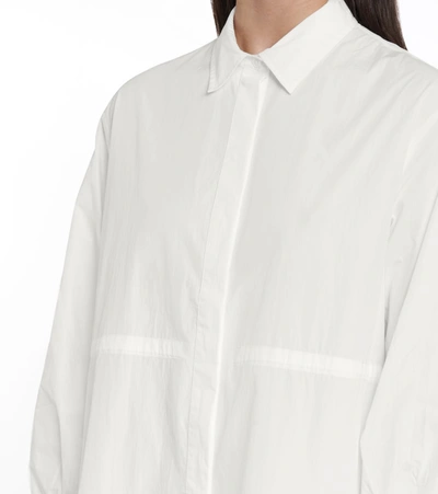 Shop Co Tton-blend Shirt Maxi Dress In White