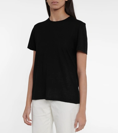 Shop Co Cashmere T-shirt In Black