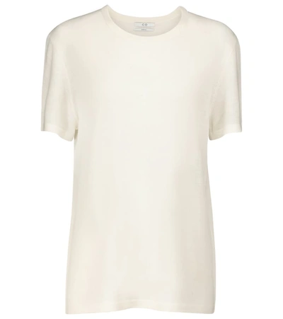 Shop Co Cashmere T-shirt In White