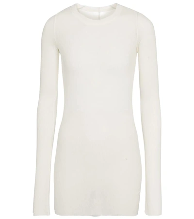 Shop Rick Owens Forever Jersey Top In White