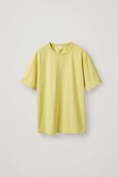 Shop Cos Relaxed-fit T-shirt In Yellow