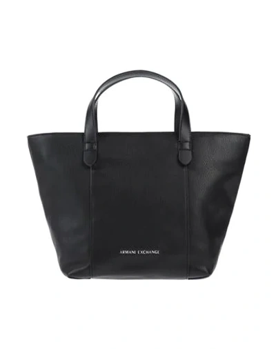 Shop Armani Exchange Handbag In Black