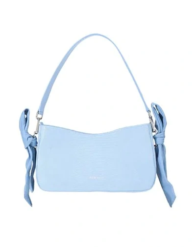 Shop Blame Lilac Handbags In Sky Blue