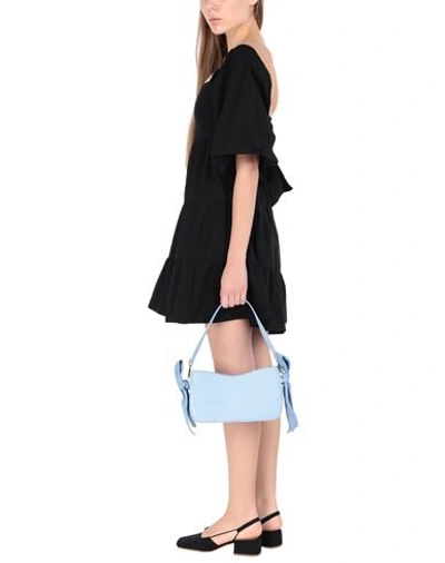 Shop Blame Lilac Handbags In Sky Blue