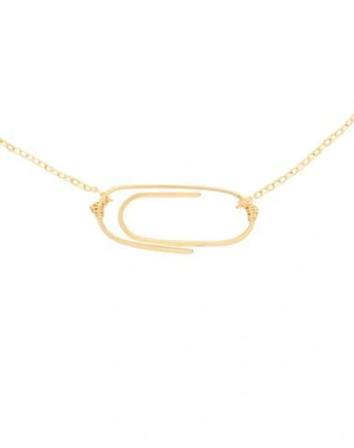 Shop Taolei Necklaces In Gold