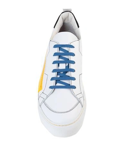 Shop Attimonelli's Sneakers In White