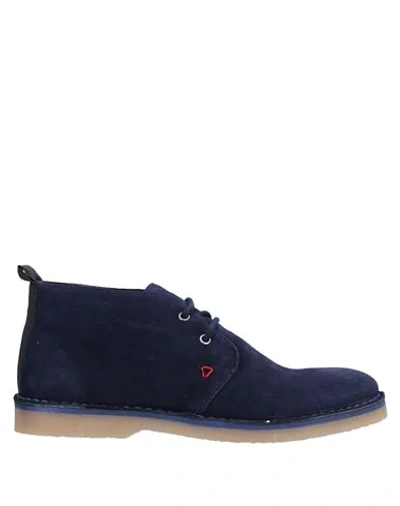 Guess Ankle Boots In Dark Blue