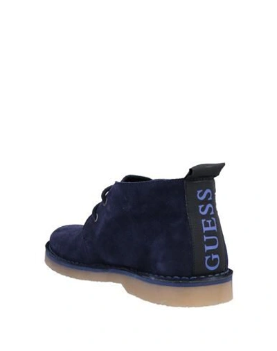 Guess Ankle Boots In Dark Blue