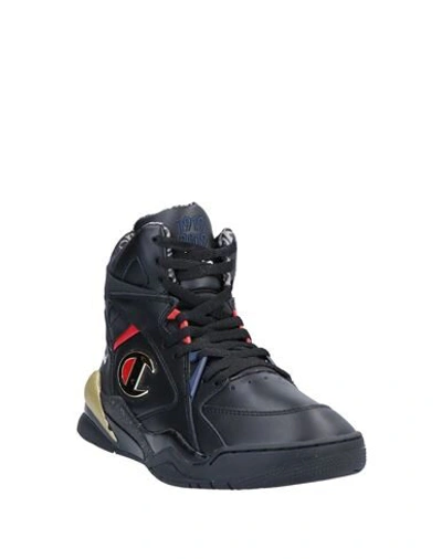Shop Champion Man Sneakers Black Size 8.5 Soft Leather