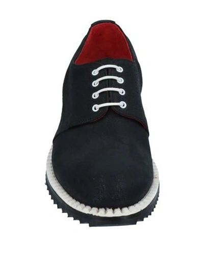 Shop Attimonelli's Lace-up Shoes In Black