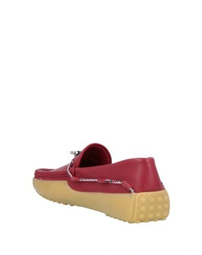 Tod's Loafers In Red
