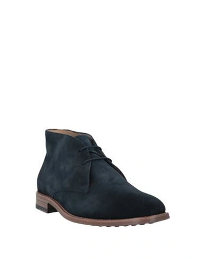 Tod's Ankle Boots In Blue