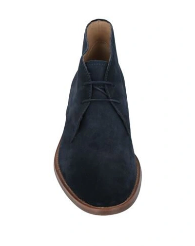 Tod's Ankle Boots In Blue