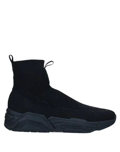 Shop Armani Exchange Sneakers In Black